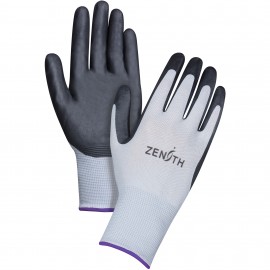 Zenith SBA611 Gloves, foam nitrile coated, size 6/X-Small-