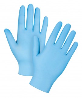 Zenith SDM268 Disposable Powder-Free Nitrile Gloves, XX-Large, 100-Pack-