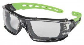 Zenith SDN707 Z2500 Series Safety Glasses with Foam Gasket, Clear Frame/Lens-