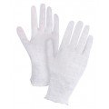 Zenith SEE784 Poly/Cotton Inspection Gloves, Unhemmed, Men's, Pack of 48-