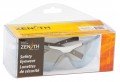 Zenith SEI527R Z1500 Series Safety Glasses with Box, White Frame, Indoor/Outdoor Mirror Lens-