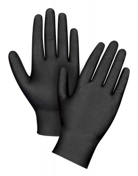 Zenith SEK264 Disposable Nitrile Gloves with Diamond Pattern, X-Large, 50-Pack-