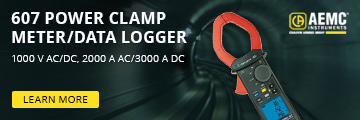 AEMC 607 Power Clamp Meter/Data Logger