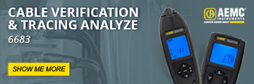 AEMC 6683 Cable Verification and Tracing Analyzer