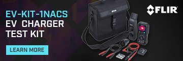 FLIR EV-KIT-1NACS EV Charger Test Kit with DM286