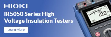 IR5050 Series High Voltage Insulation Testers