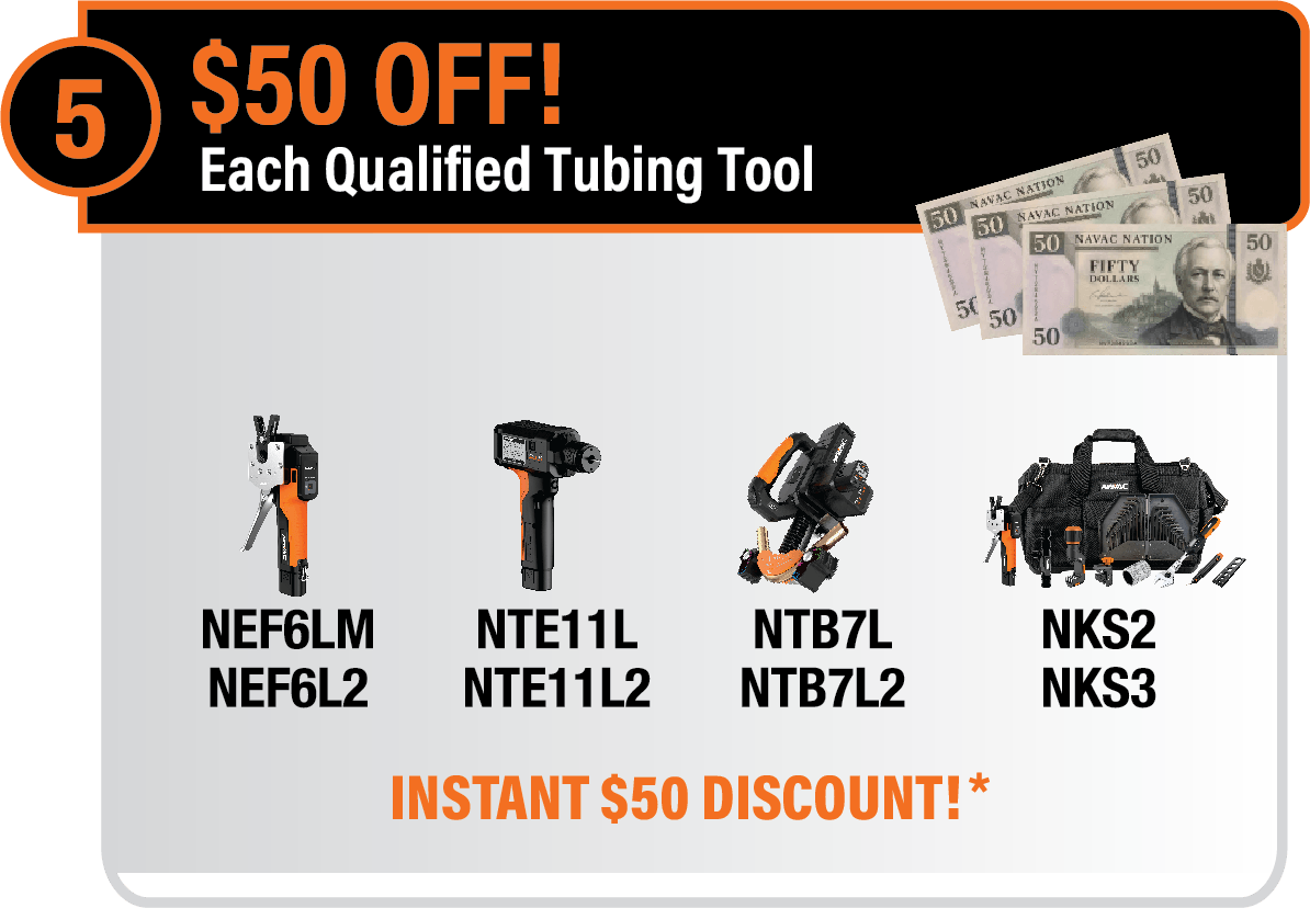 Image of NAVAC promotional offer