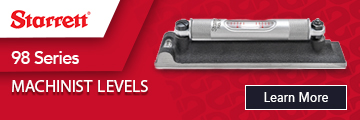 Starrett 98 Series Machinist Levels