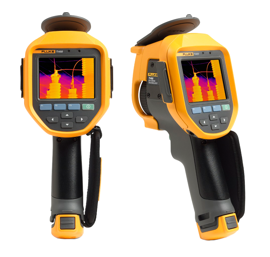TI450 thermal imager being used to check for gas leaks