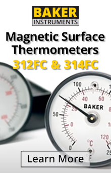 Baker Magnetic Surface Thermometers 312FC & 314FC