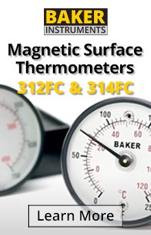 Baker Magnetic Surface Thermometers 312FC & 314FC