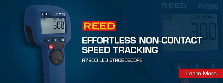Image of the REED R7200 LED Stroboscope