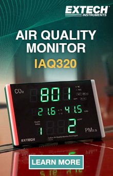 Extech IAQ320 Indoor Air Quality Monitor/Data Logger